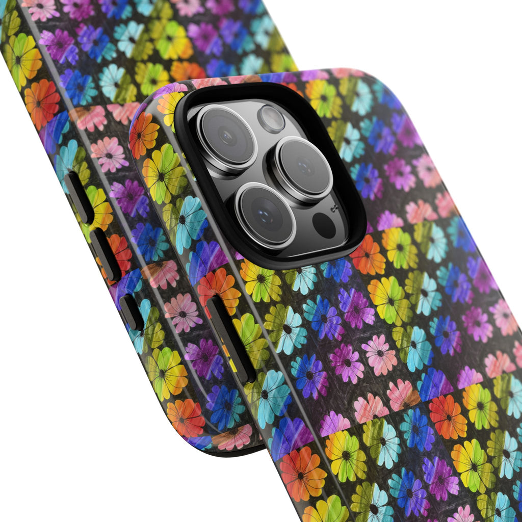 Colorful Floral Tough Phone Case