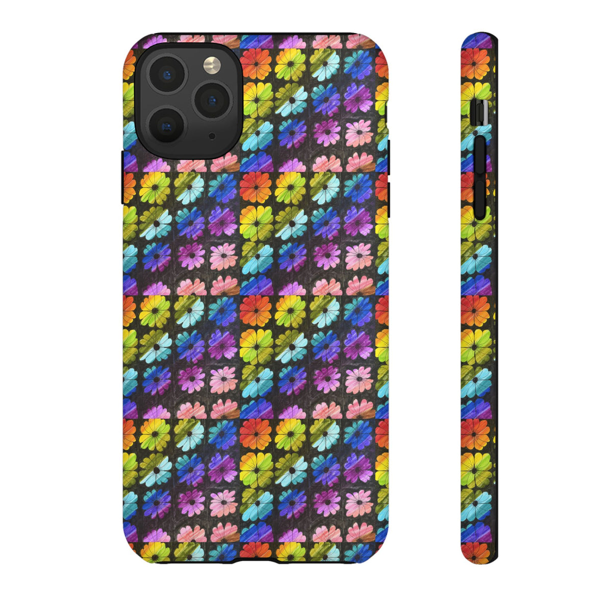 Colorful Floral Tough Phone Case