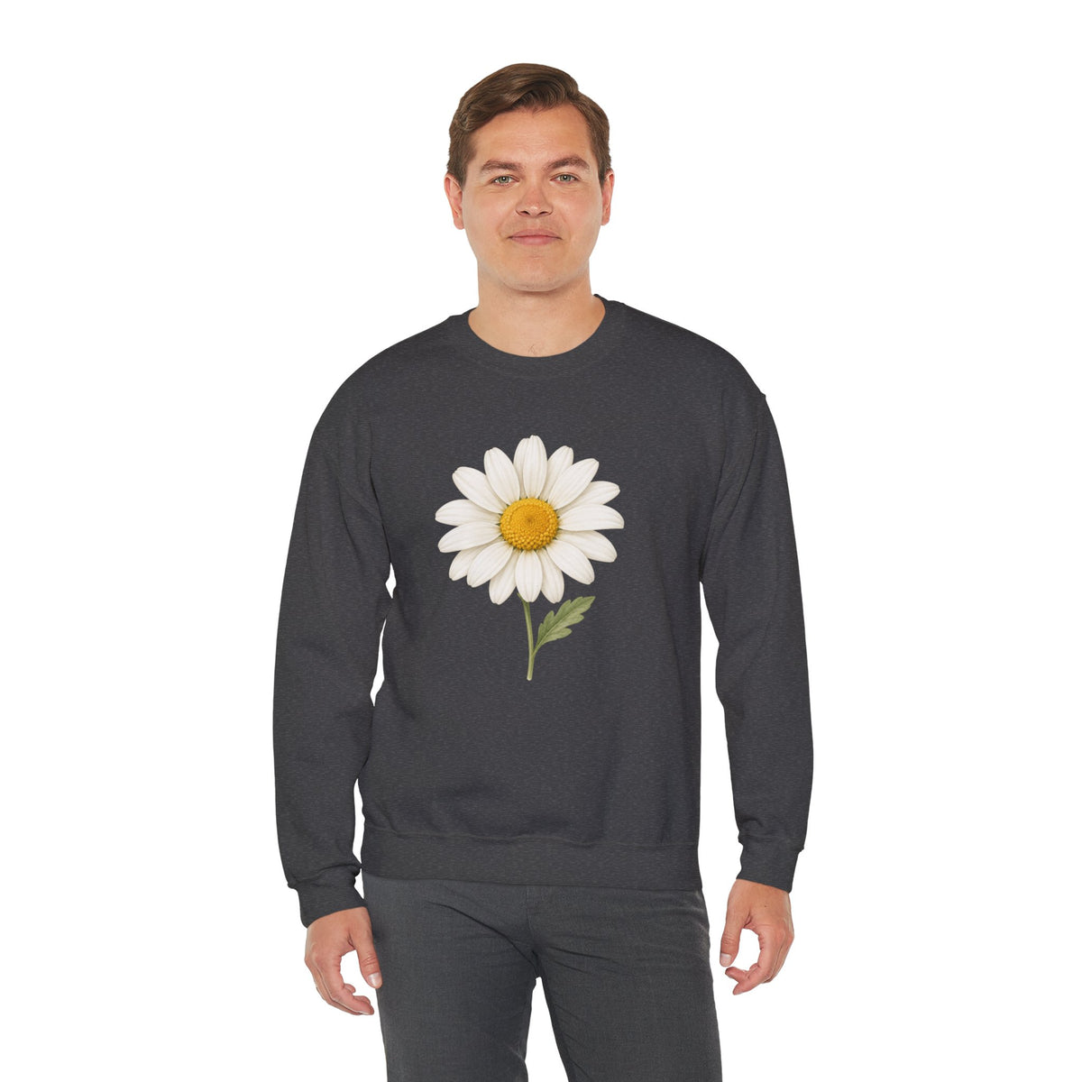 Daisy Flower Crewneck Sweatshirt