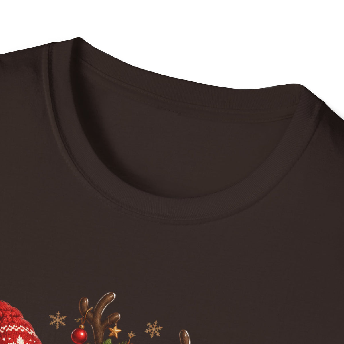 Christmas Reindeer and Bear Family T-Shirt