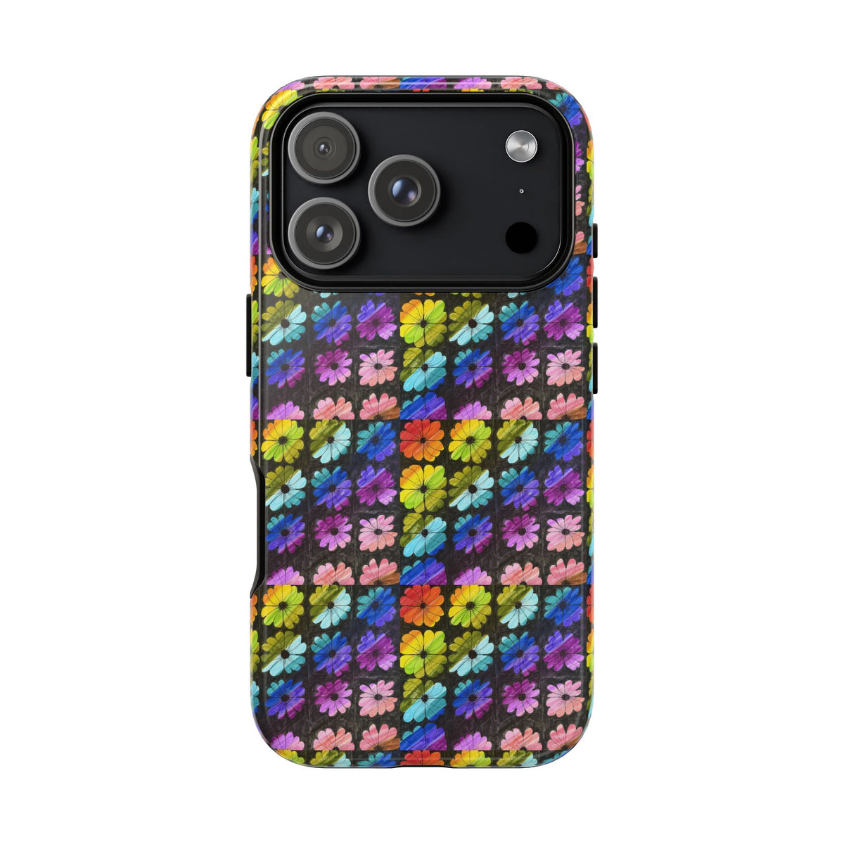 Colorful Floral Tough Phone Case