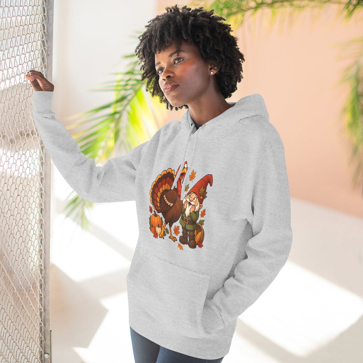 Thanksgiving Turkey Family Fleece Hoodie