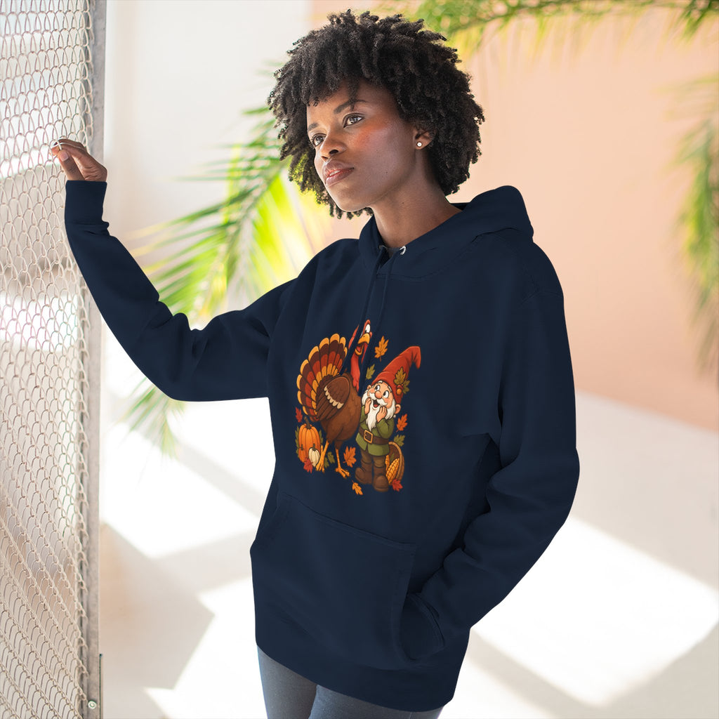 Thanksgiving Turkey Family Fleece Hoodie