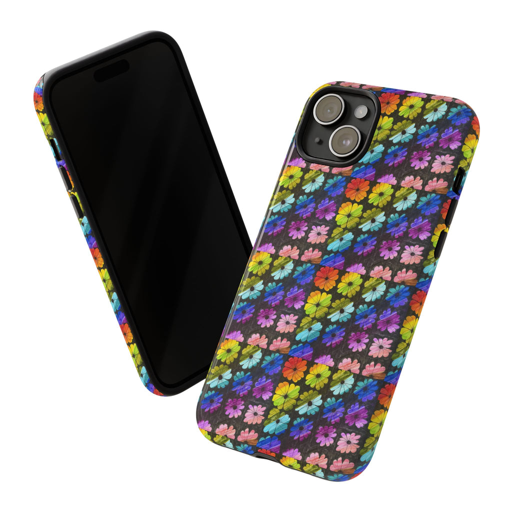 Colorful Floral Tough Phone Case