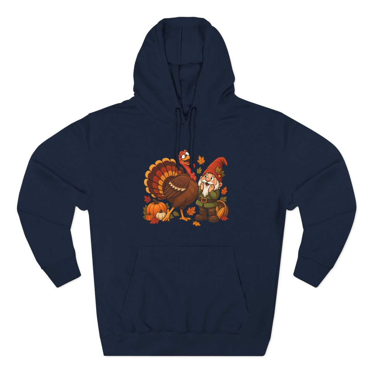 Thanksgiving Turkey Family Fleece Hoodie