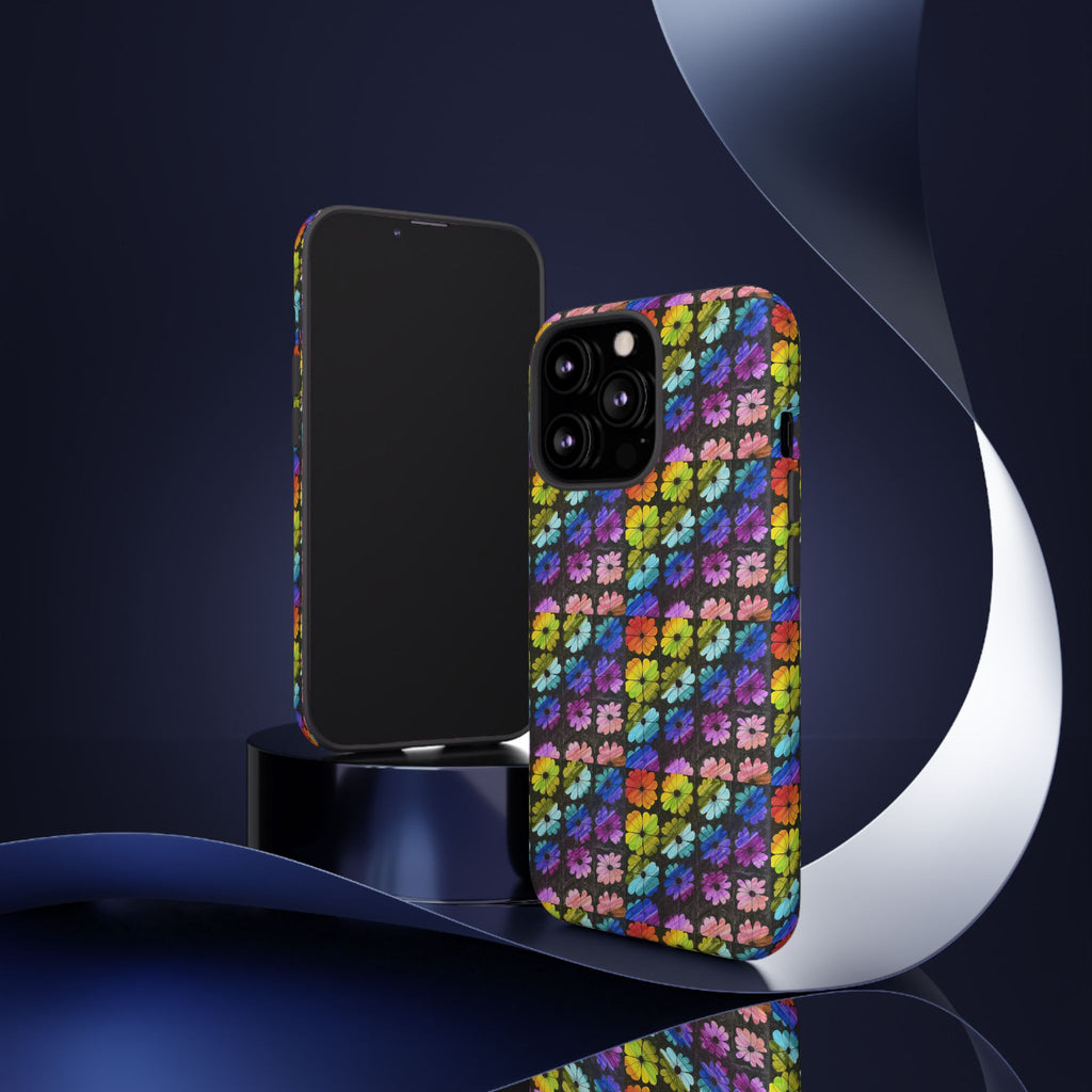 Colorful Floral Tough Phone Case