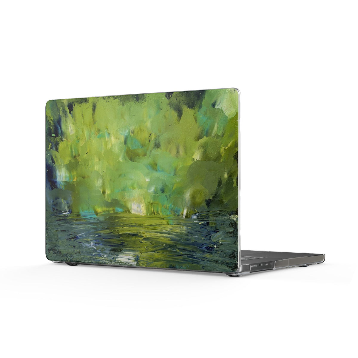 Impressionist Forest Lake MacBook Case