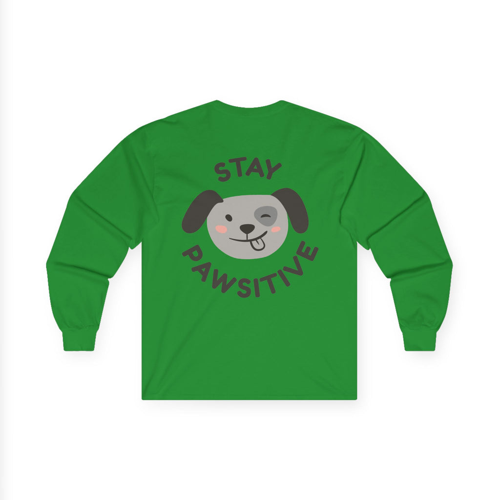 Stay Pawsitive Long Sleeve Tee