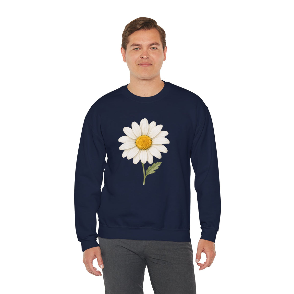 Daisy Flower Crewneck Sweatshirt