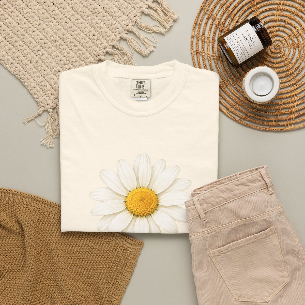Daisy Flower Graphic T-Shirt
