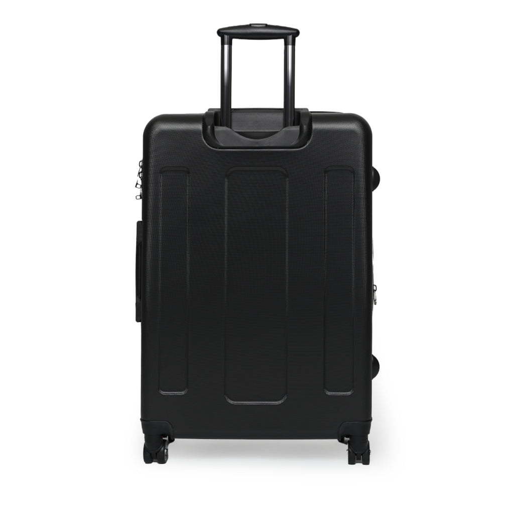 Explore and Enjoy Floral Carry-On Suitcase — Daisies Travel Luggage