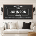Welcome Home — Warm Typography Sign