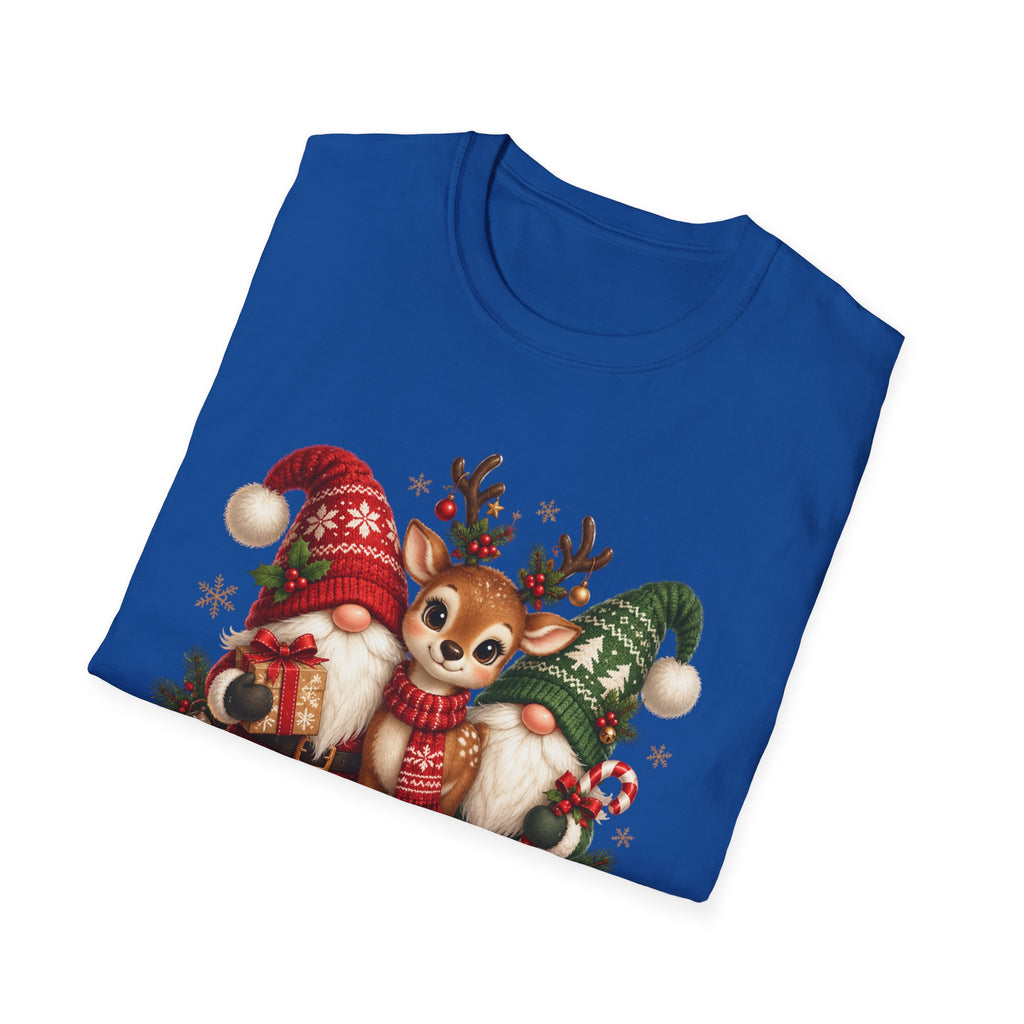 Christmas Reindeer and Bear Family T-Shirt