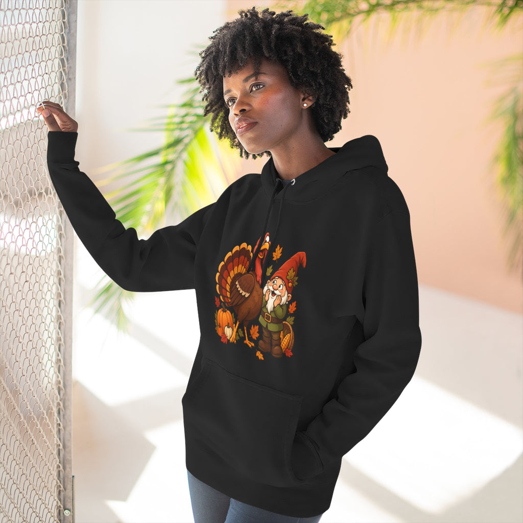 Thanksgiving Turkey Family Fleece Hoodie