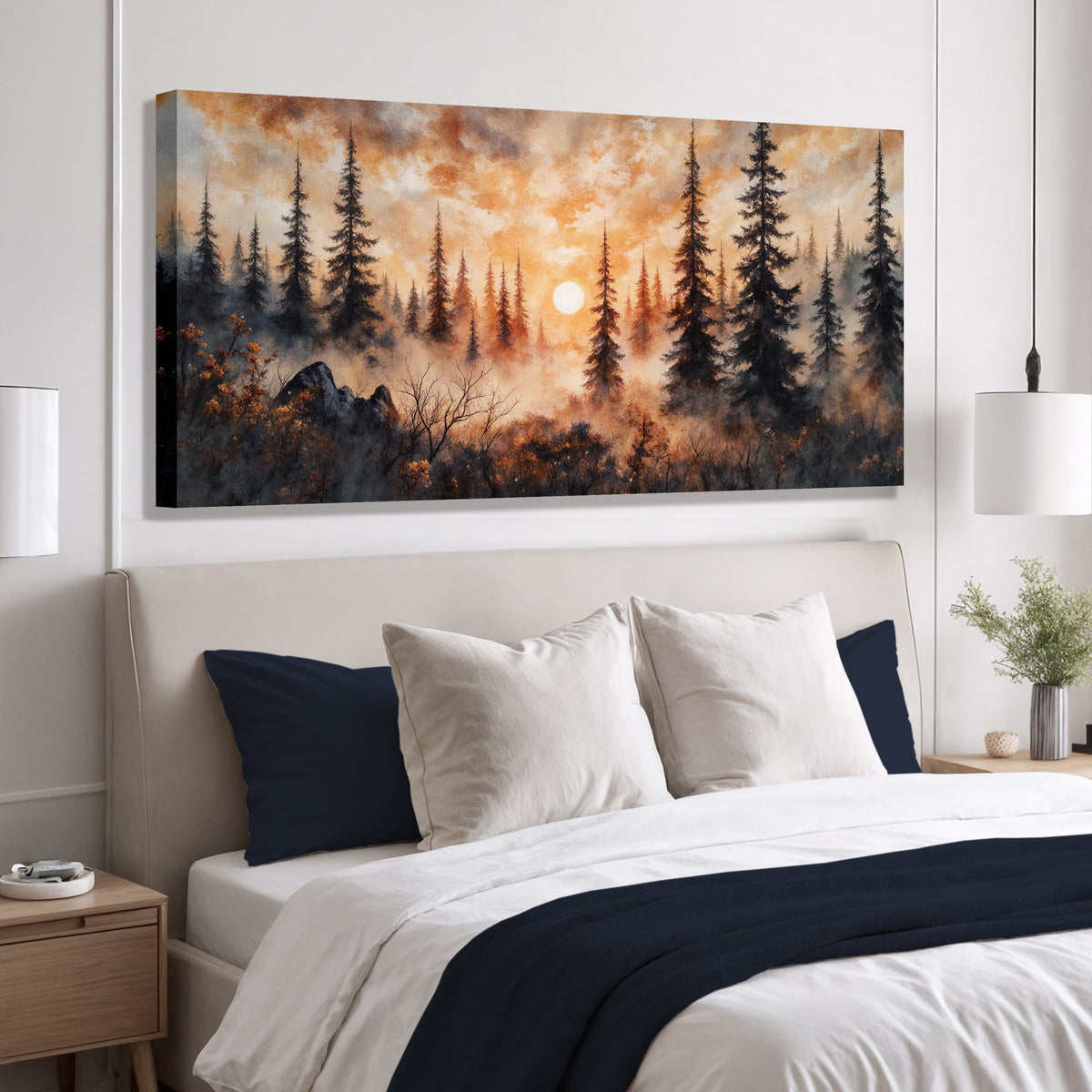 Forest at Dusk — Canvas Wall Art