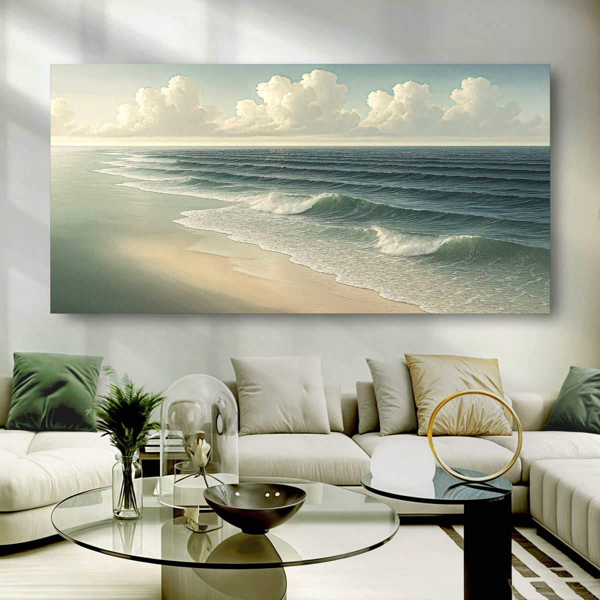 Shoreline Study No. 6 — Coastal Canvas Print