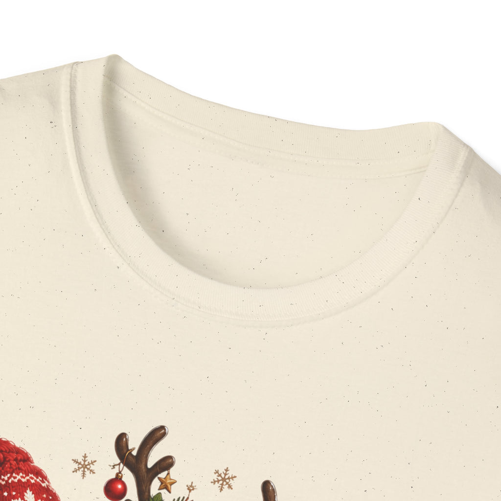 Christmas Reindeer and Bear Family T-Shirt