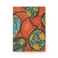 Hardcover Journal with Colorful Abstract Botanical Pattern