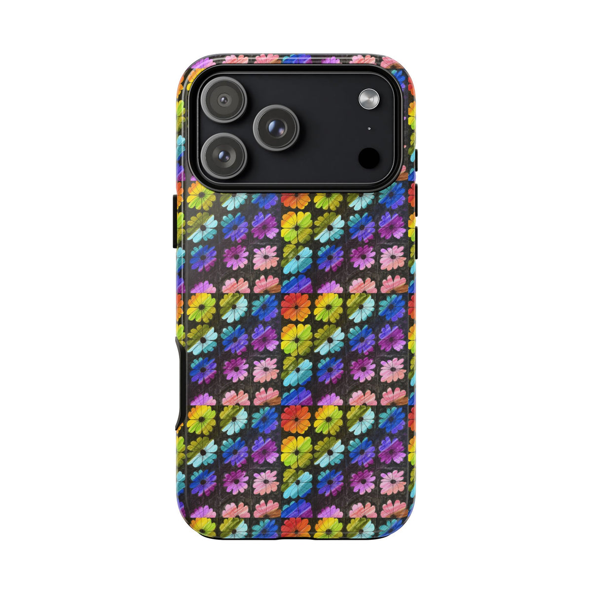Colorful Floral Tough Phone Case