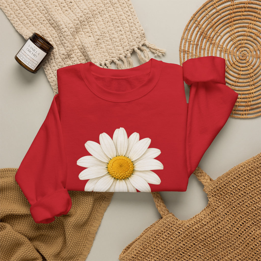 Daisy Flower Crewneck Sweatshirt