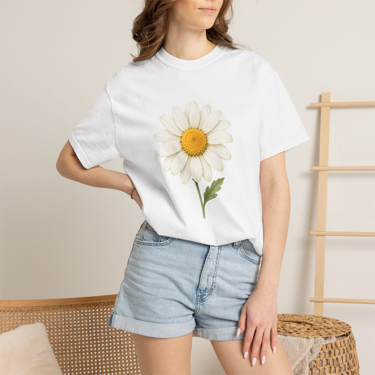 Daisy Flower Graphic T-Shirt