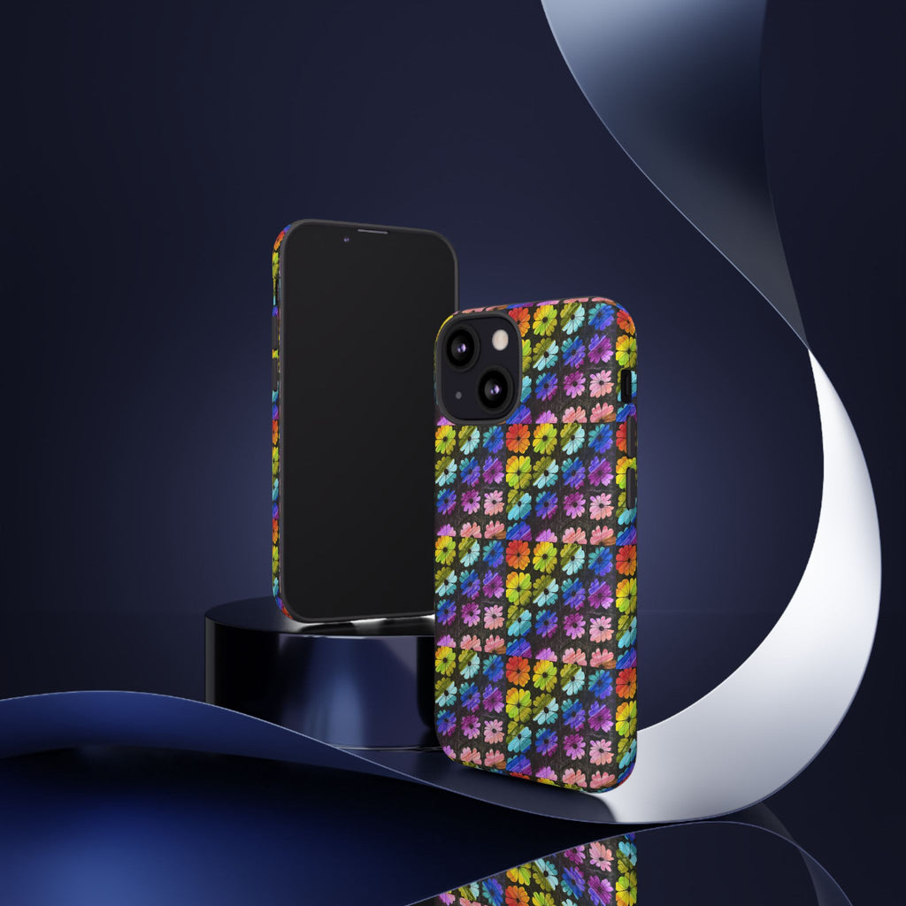 Colorful Floral Tough Phone Case