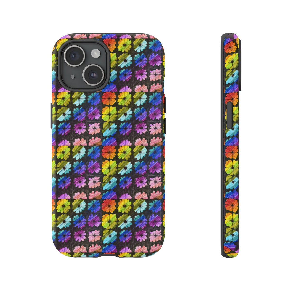 Colorful Floral Tough Phone Case