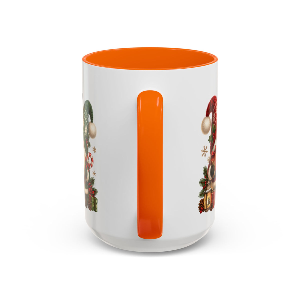 Festive Christmas Gnome and Reindeer Coffee Mug