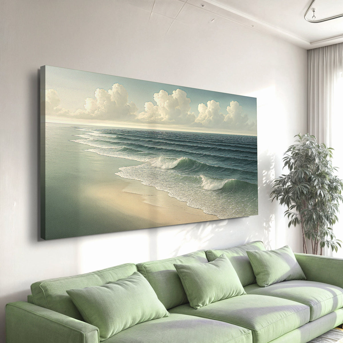 Shoreline Study No. 6 — Coastal Canvas Print