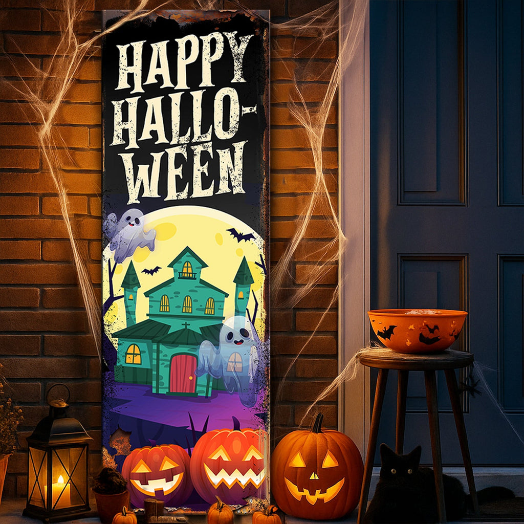 Halloween Welcome — Seasonal Wall Sign
