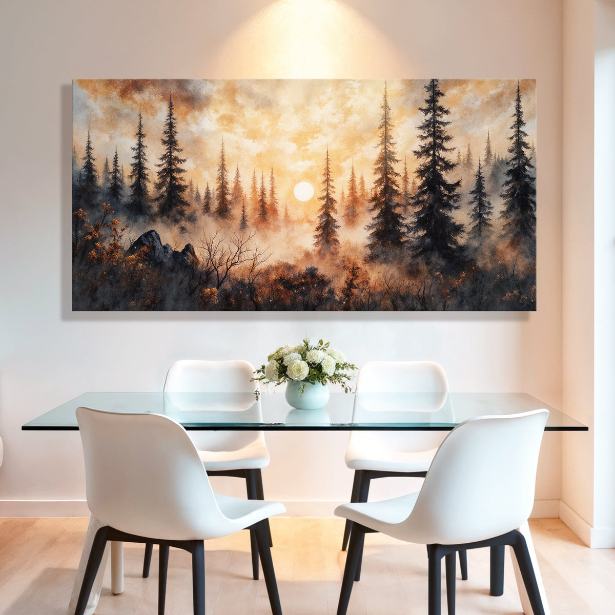 Forest at Dusk — Canvas Wall Art
