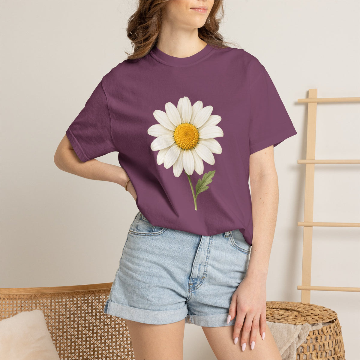 Daisy Flower Graphic T-Shirt