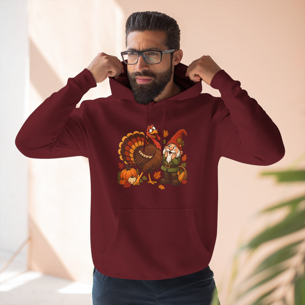 Thanksgiving Turkey Family Fleece Hoodie