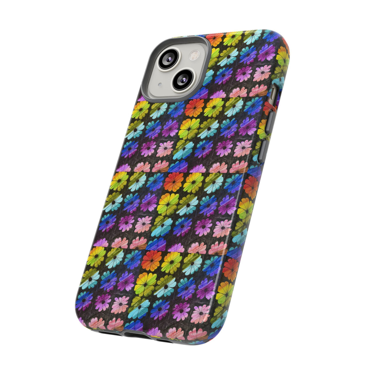 Colorful Floral Tough Phone Case