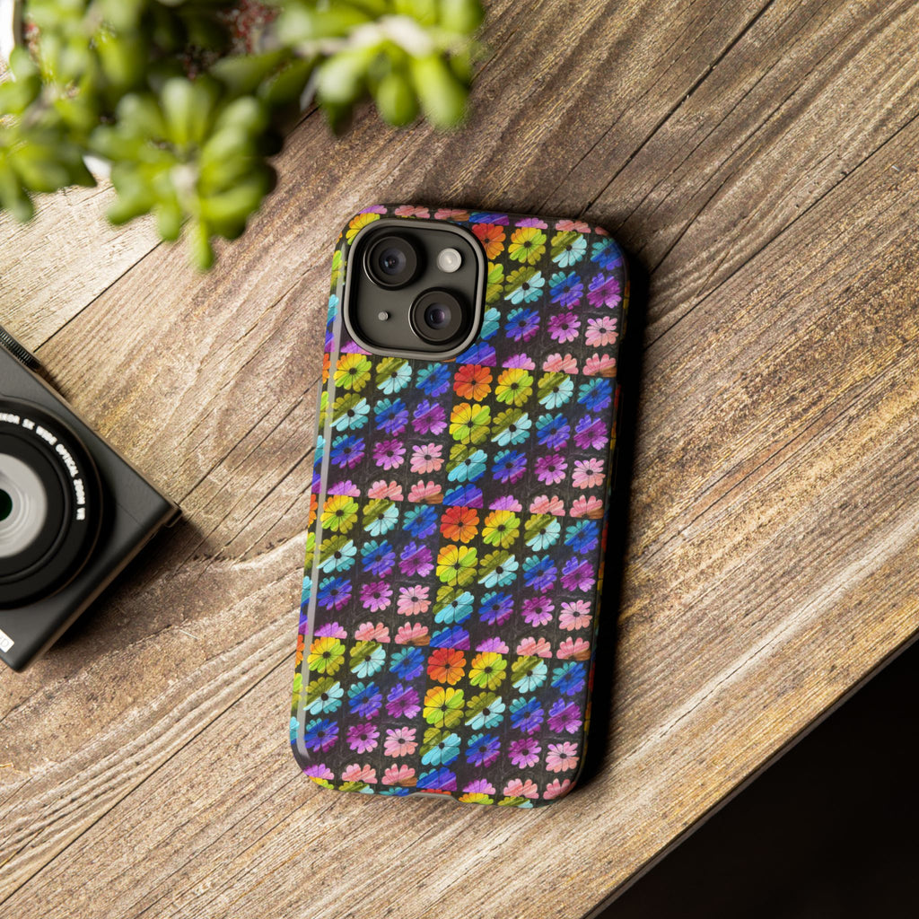 Colorful Floral Tough Phone Case
