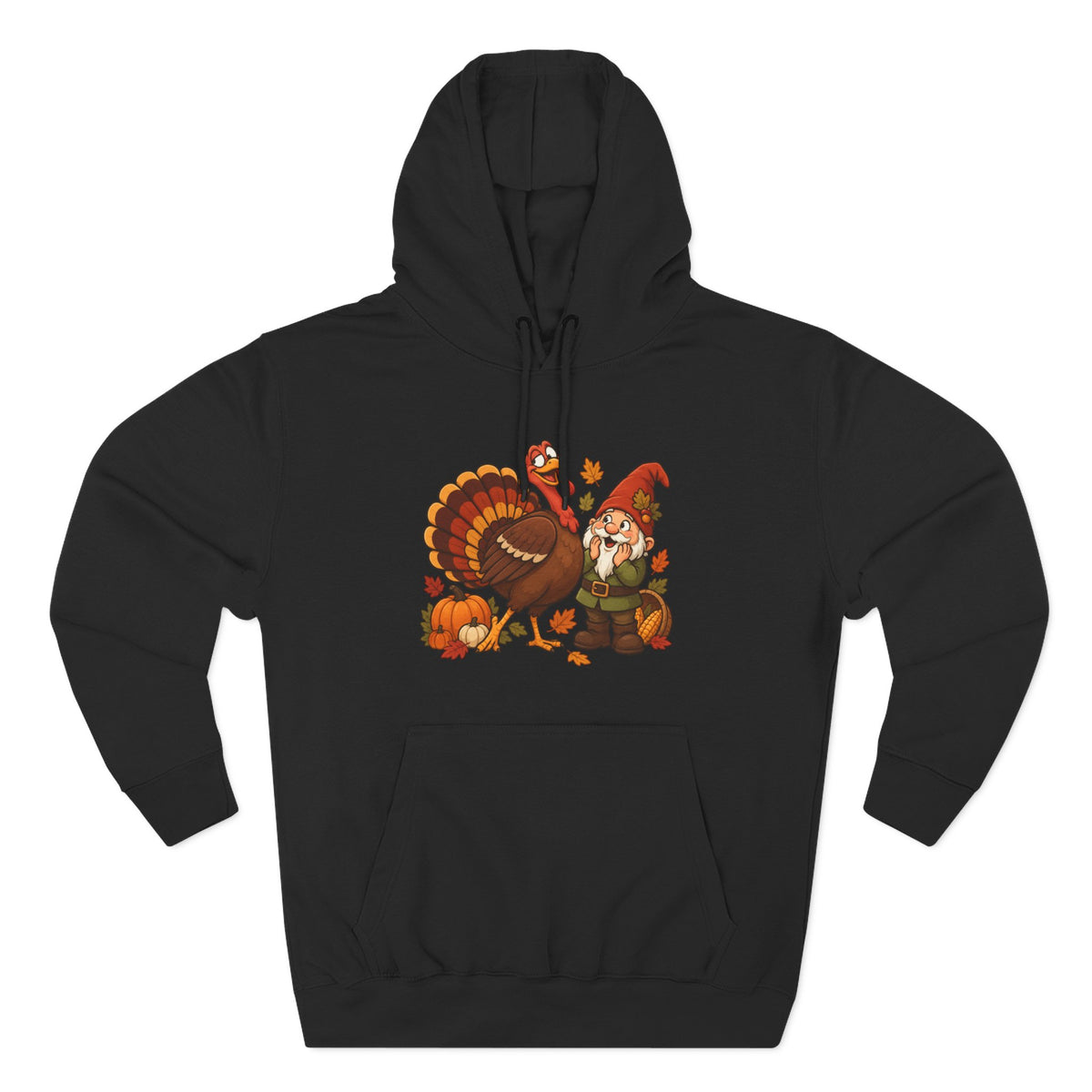 Thanksgiving Turkey Family Fleece Hoodie
