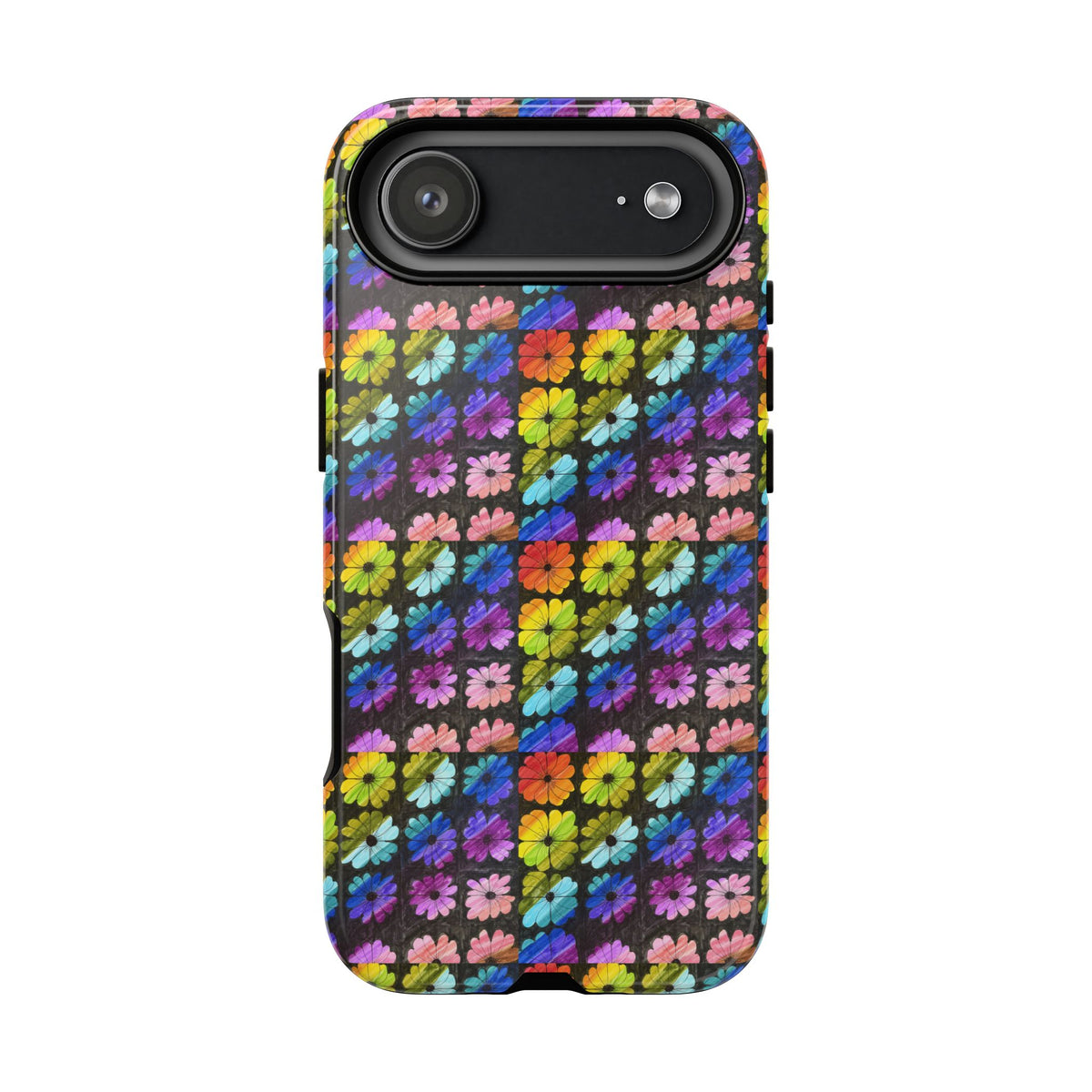 Colorful Floral Tough Phone Case