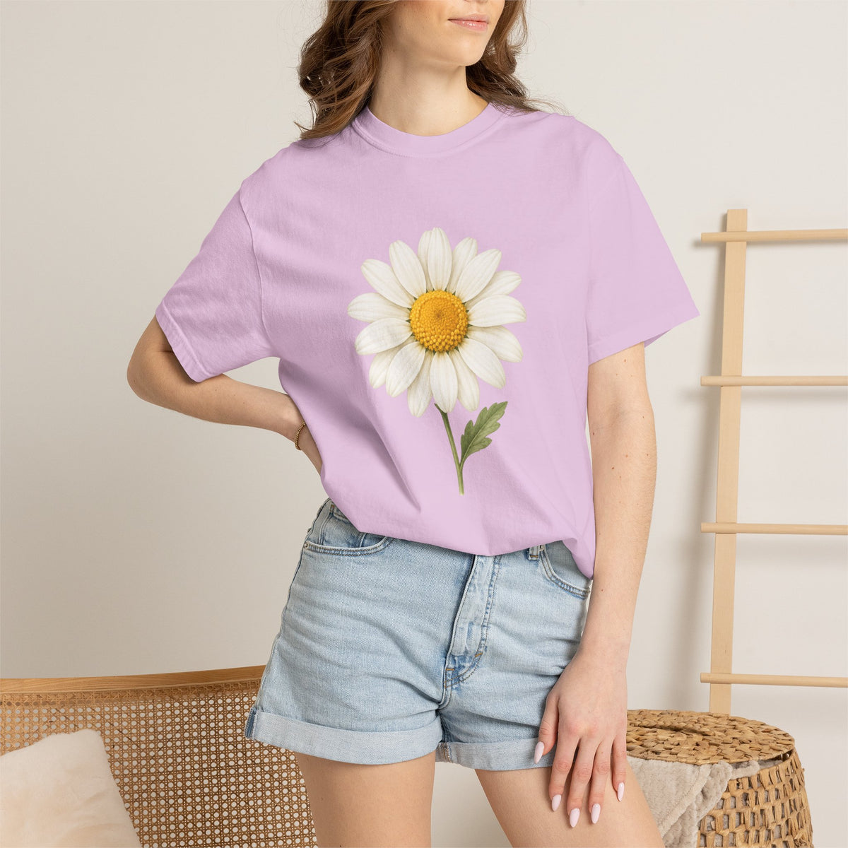 Daisy Flower Graphic T-Shirt