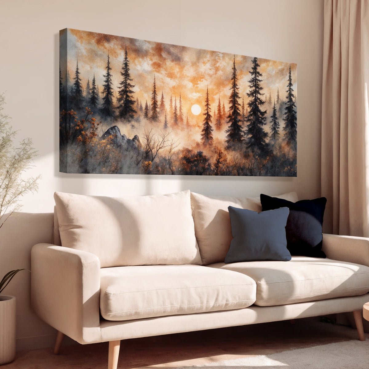 Forest at Dusk — Canvas Wall Art