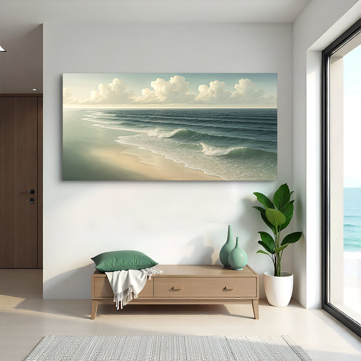 Shoreline Study No. 6 — Coastal Canvas Print