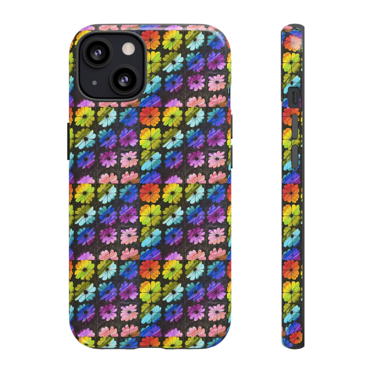 Colorful Floral Tough Phone Case