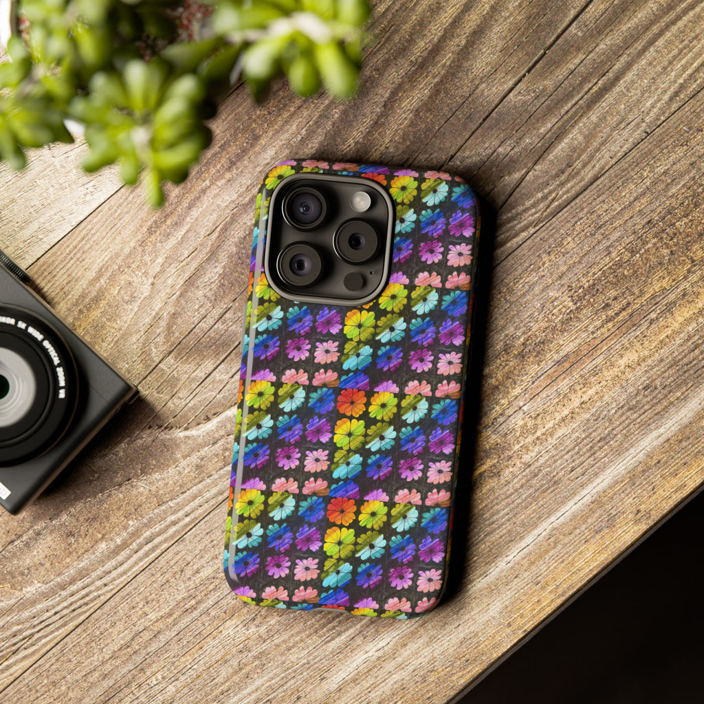 Colorful Floral Tough Phone Case