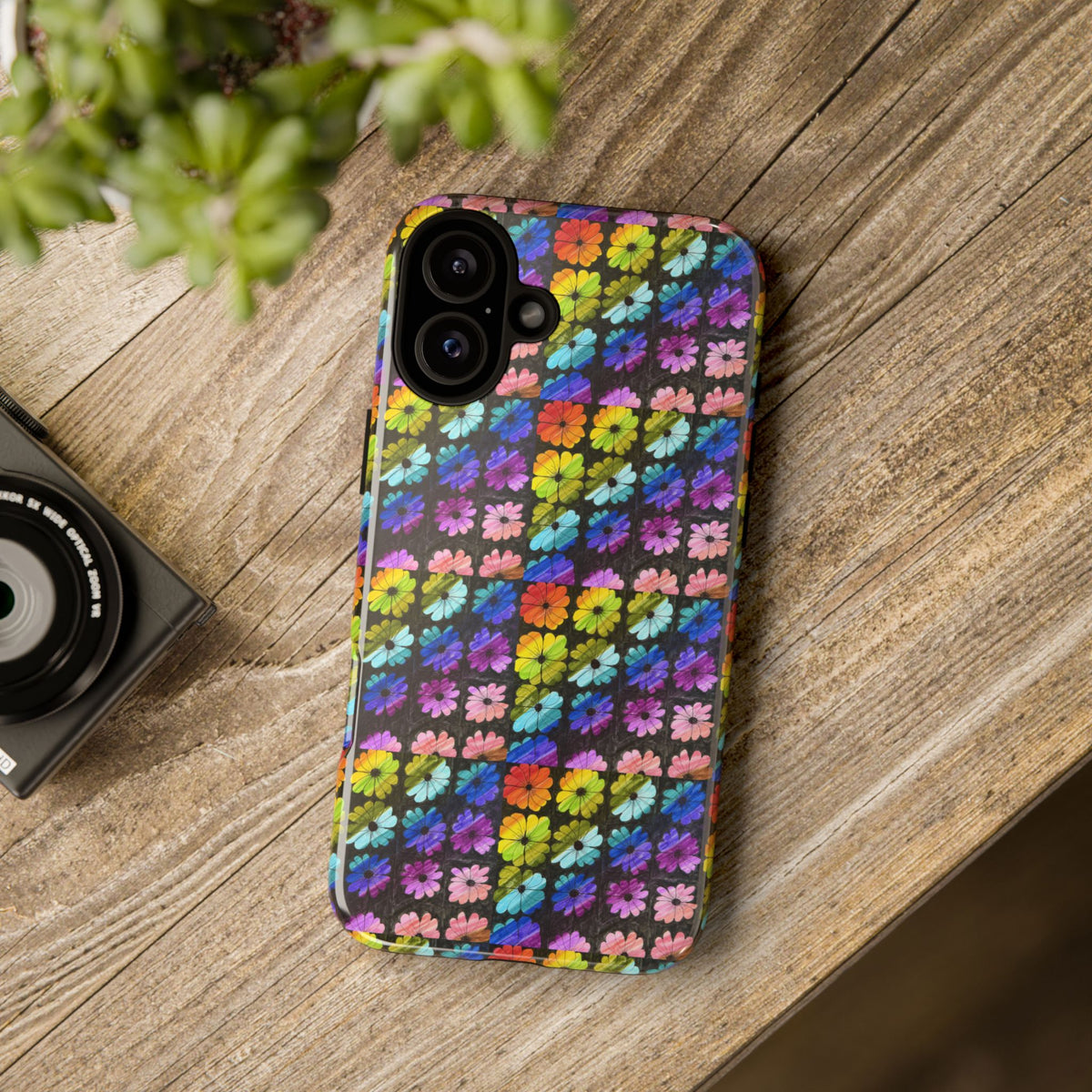 Colorful Floral Tough Phone Case