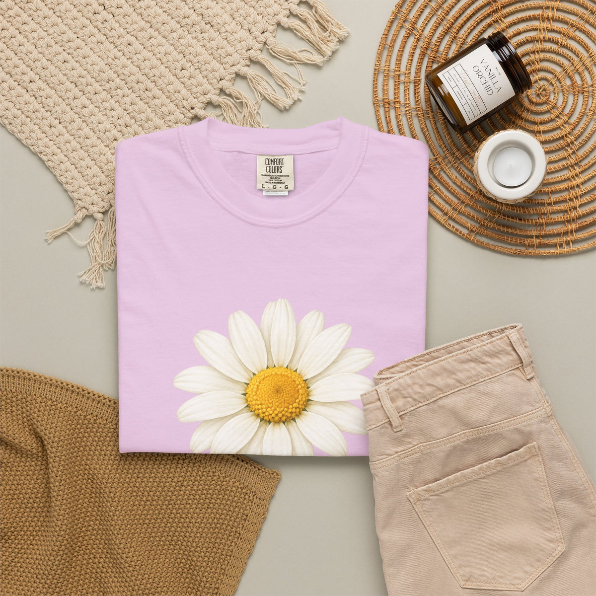 Daisy Flower Graphic T-Shirt