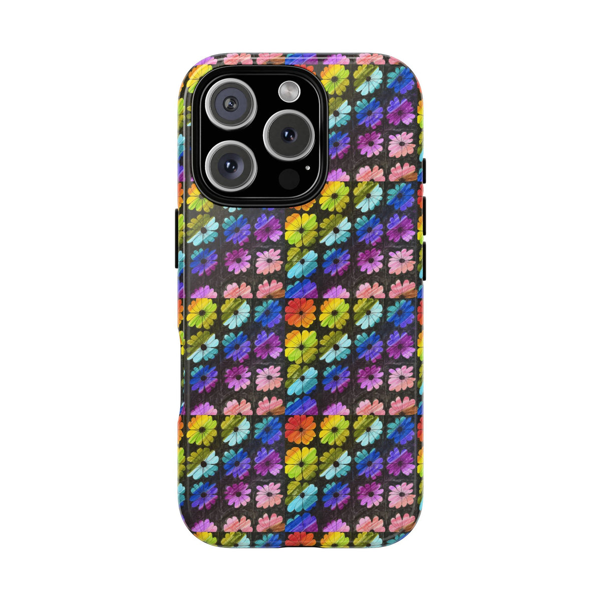 Colorful Floral Tough Phone Case