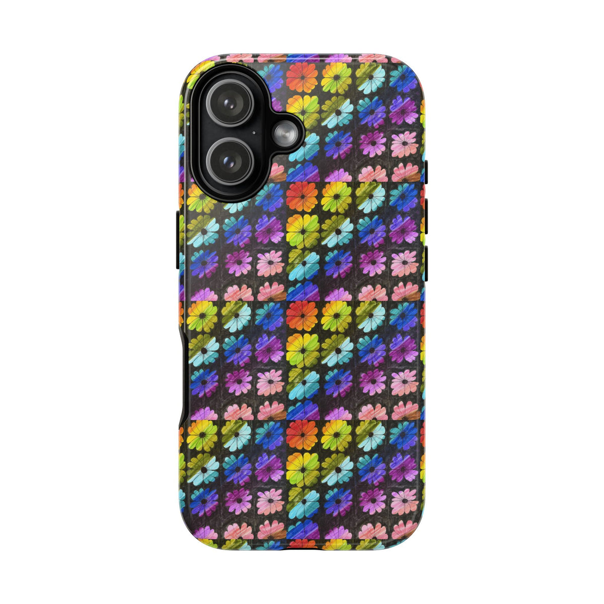 Colorful Floral Tough Phone Case