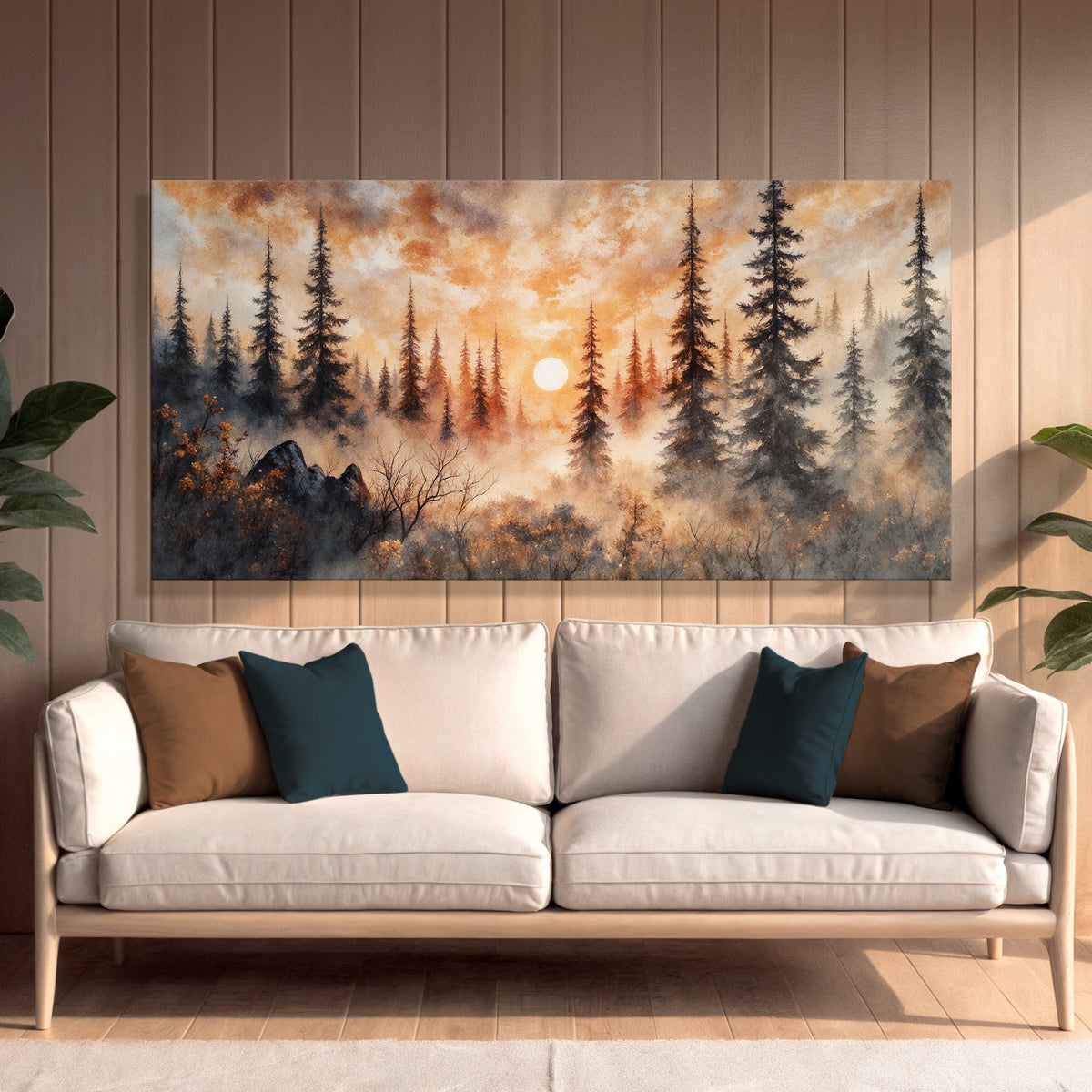 Forest at Dusk — Canvas Wall Art
