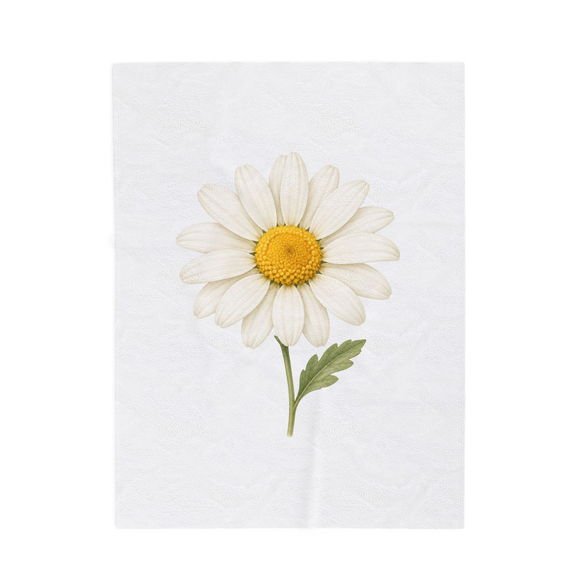 Daisy Floral Velveteen Plush Blanket