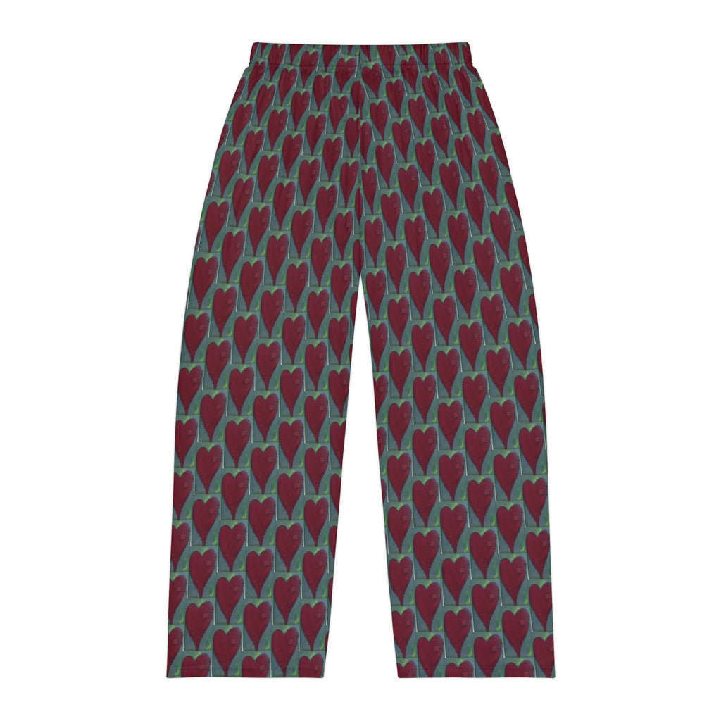 Men's Heart Pattern Pajama Pants