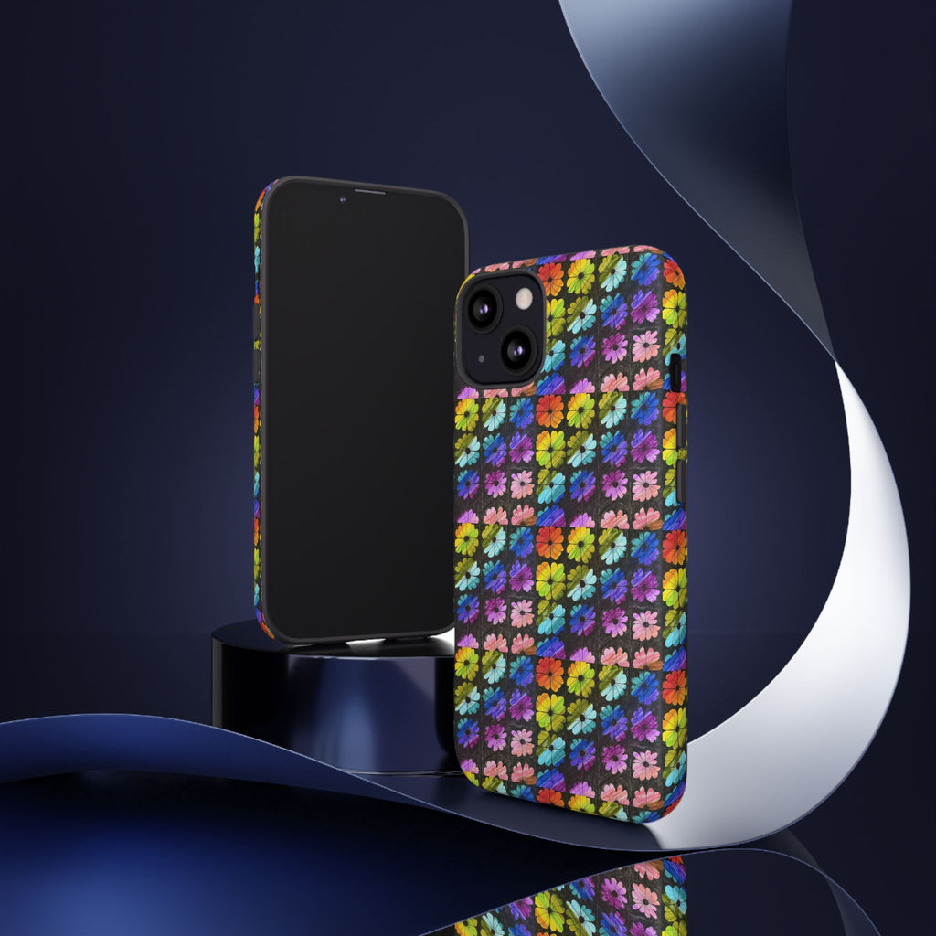Colorful Floral Tough Phone Case